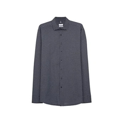 Afbeelding van Seidensticker Herenhemd met lange mouwen, regular fit, blauw (19), 38