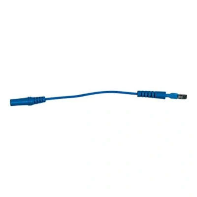 Afbeelding van KS Tools, Meetlijn, 4,0 mm ingangsbus naar 6,0 testadapterstekker plat (blauw)