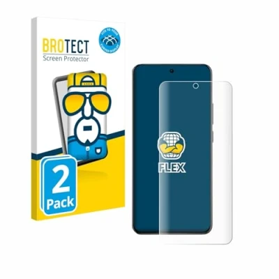Afbeelding van BROTECT Screenprotector voor Oppo Reno 12 Pro Folie Beschermfolie transparant volledig dekking (2 Stuks)
