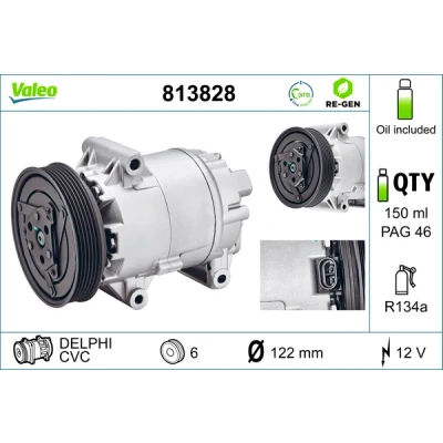 Afbeelding van Valeo Airco compressor 813828