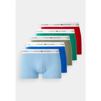 Afbeelding van Tommy Hilfiger Trunk 5 PACK Onderbroeken, Heren, Maat: Small, Multicoloured