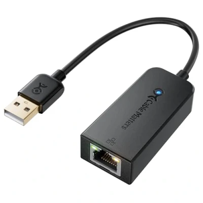Afbeelding van Cable Matters Gigabit USB naar Ethernet adapter voor switch gameconsole en laptop (USB 3.0 10/100/1000 Mbps adapter)