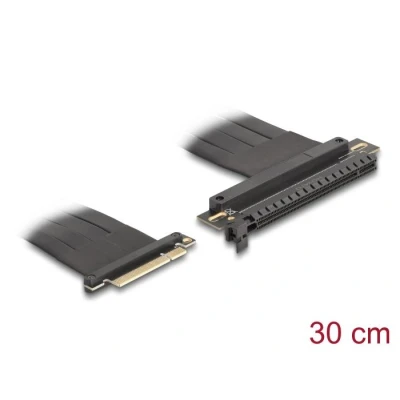 Afbeelding van Delock Riser Karte PCI Express 3.0 x8 Stecker zu x16 Slot mit Kabel 30