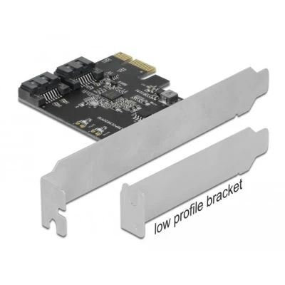 Afbeelding van Delock 2 poorts SATA PCI Express kaart Laag profiel vormfactor Del