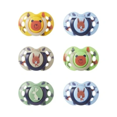 Afbeelding van Tommee Tippee Fun Style spenen, symmetrisch orthodontisch ontwerp, BPA vrij silicone, 6 18 m, verpakking van stuks