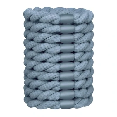 Afbeelding van JessLab Haar Elastieken voor Vrouwen, Duurzame Elastische Twist Touwbanden, Zachte Geen Beschadiging Haaraccessoires Alle Haartypes, Lichtblauw