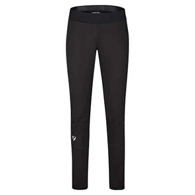 Afbeelding van Ziener Nura softshellbroek voor dames, langlauf tight winddicht, elastisch, zwart, 34