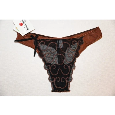 Afbeelding van Selmark Lingerie Allegra string XS XXL copper XL