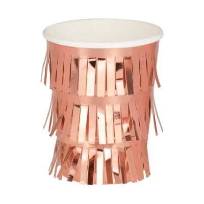 Afbeelding van Rosé Goud Fringe 8 stuks