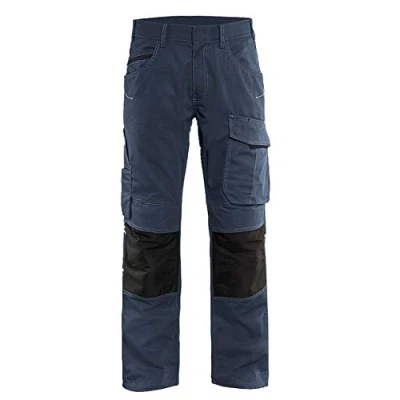 Afbeelding van Blaklader Service werkbroek met stretch zonder spijkerzakken 1495 1330 Donker marineblauw/Zwart D88