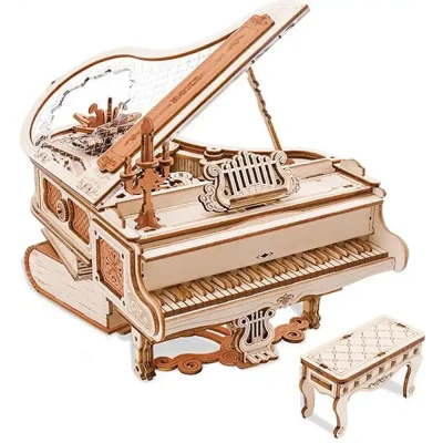 Afbeelding van Robotime ROKR Magic Piano AMK81 DIY miniatuur Bouwpakket Knutselen