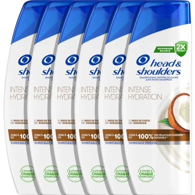 Afbeelding van 6x Head &amp; Shoulders Shampoo Intense Hydration 300 ml