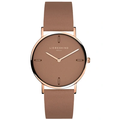 Afbeelding van Liebeskind Berlin Horloge, Dames, Maat: One Size, Brown