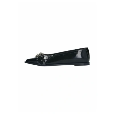 Afbeelding van sacha Buckle Ballerina&#039;s, Dames, Maat: 36, Black Leer