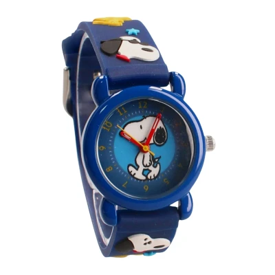 Afbeelding van Kidzroom Watch Snoopy KIDS TIME Unisex Horloge voor kinderen, Maat: One Size, Navy