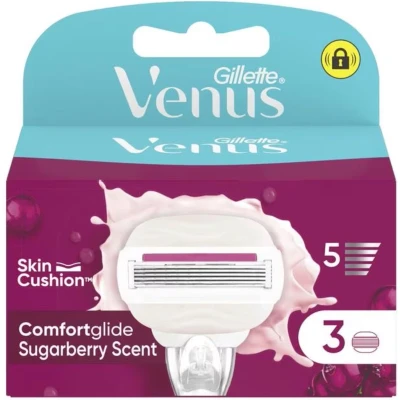 Afbeelding van Gillette Venus Comfortglide Strawberry navulmesjes 3 stuks