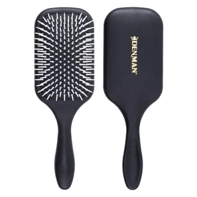 Afbeelding van Denman D38 Power Paddle Zwart Haibu by Kapperskorting.com