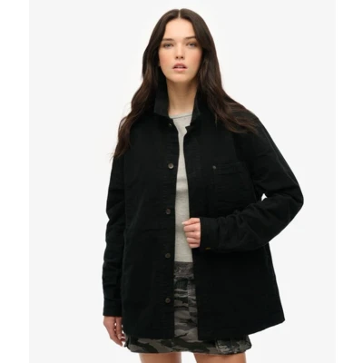 Afbeelding van Superdry THE Merchant Store Lichte jas, Dames, Maat: XL, Black