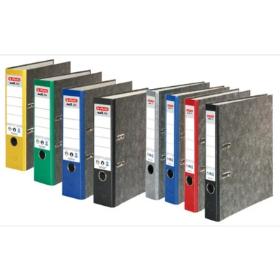 Afbeelding van Herlitz Ordner maX.file nature A4 5cm Groen gewolkt