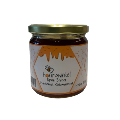 Afbeelding van Sparhoning Griekenland 450g Honingwinkel