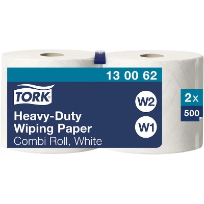 Afbeelding van Tork Heavy Duty Paper Combi Roll White W1/W2 130062