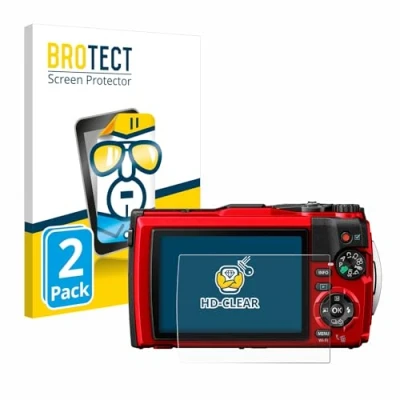 Afbeelding van BROTECT Screenprotector voor Olympus Tough TG 6 Folie Beschermfolie transparant (2 Stuks)