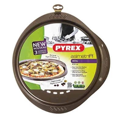 Afbeelding van Pizzaplaat Pyrex Asimetria Bruin 32 cm