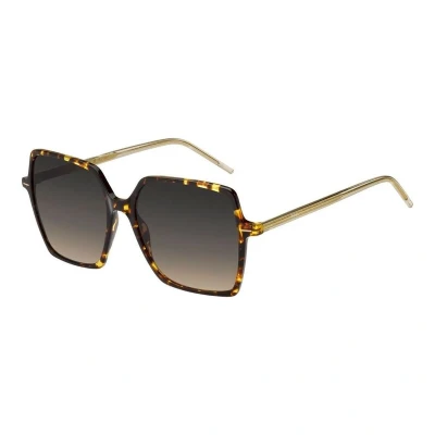 Afbeelding van Hugo BOSS Donna 1524/S HJV/PR Occhiali da sole Acetato Havana/Giallo Multicolore Squadrata Sfumato