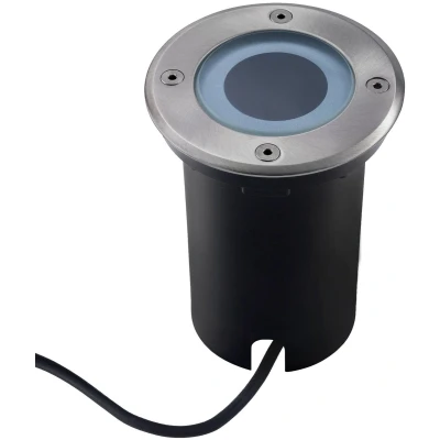 Afbeelding van Ledvion LED Grondspot, Ronde Lamp, IP67, GU10 Fitting, 1m Kabel, Buitenlamp, Buiten Verlichting, Tuinverlichting