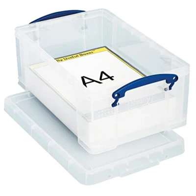 Afbeelding van Really Useful Box 9 liter zwart gerecycleerd