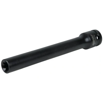 Afbeelding van KS Tools 911.4536 1/2&quot; bit dop voor Torx E bouten, E12, lengte 150 mm, gefosfateerd