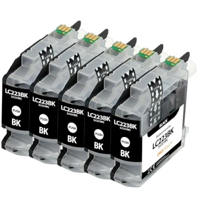Afbeelding van Amaprint 5 XL cartridges compatibel met Brother LC223 LC223xl Zwart voor MFC J480dw J680dw J880dw J4420dw J4620dw J5320dw J5620dw J5720dw DCP J4120dw J562dw