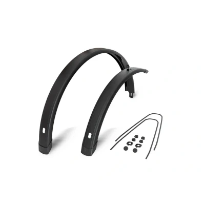 Afbeelding van Eurofender Ef spatbord set tempo square 28 inch 58mm zwart
