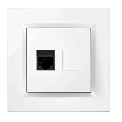 Afbeelding van RJ45 CAT.5e wit SIMON 10