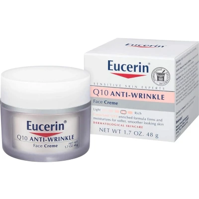 Afbeelding van Eucerin Sensitive Facial Skin Q10 Anti Wrinkle Gevoelige huid crème rimpel Dermatologisch getest