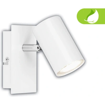Afbeelding van Briloner Isil A LED binnenwandlamp 2840016 EEK Zwenkbaar 50.000h licht Kantelbaar Verwisselbare lamp 12 x 8 12,3 cm Wit