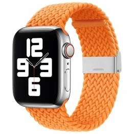 Afbeelding van Verstelbare gevlochten Apple Watch bandje 38/40/41 mm Oranje