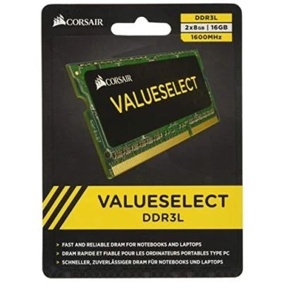 Afbeelding van Corsair CMSO16GX3M2C1600C11 16GB DDR3L SODIMM 1600MHz (2 x 8 GB)