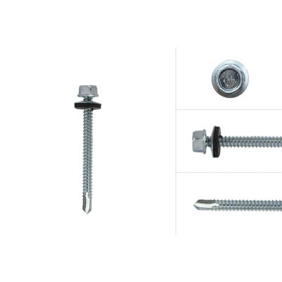 Afbeelding van Dakpanplaatschroeven Verzinkt 6.3 x 60 mm Per Stuk