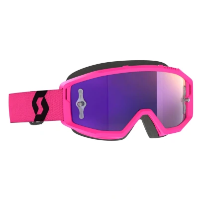 Afbeelding van Scott 2024 Primal Crossbril Roze / Zwart (Lens: Paars Chrome Works)