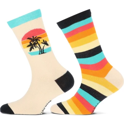 Afbeelding van Yellow Moon kindersokken Palmbeach 2 pack 23/26