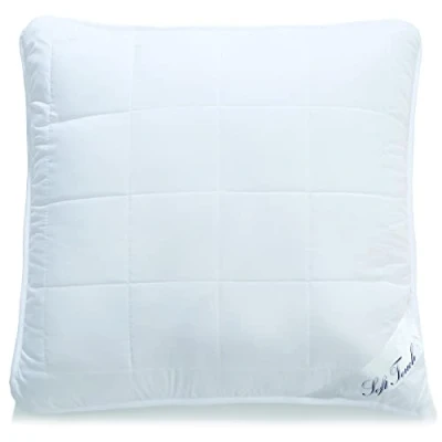 Afbeelding van aqua textil Hoofdkussen 80 x cm ritssluiting nekkussen 1300 g klimaatregulerend OEKO TEX