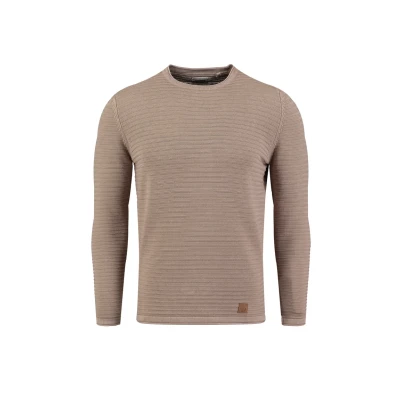 Afbeelding van Key Largo MST Manuel Round Trui, Heren, Maat: 3XL, Sand