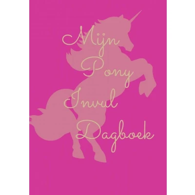 Afbeelding van Mijn pony invul dagboek roze