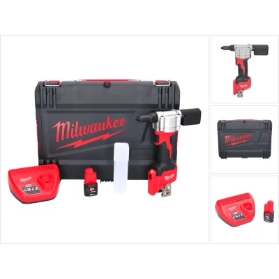 Afbeelding van Milwaukee M12BPRT 201X Gereedschapsset voor klinknagels