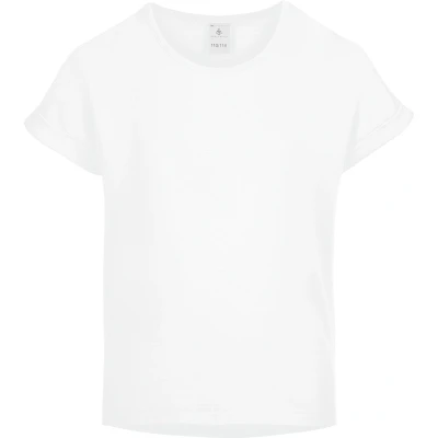 Afbeelding van Merry Style Meisjes T shirts Sport Crop Gym Yoga Hardlopen Wit 116 MS MS10 468 BL
