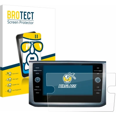 Afbeelding van BROTECT Screenprotector voor Volkswagen Passat B8 Discover Media 8&quot; Folie Beschermfolie Beschermglas transparant