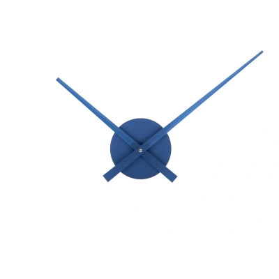 Afbeelding van Karlsson Wandklok Little Big Time Mini Metallic Blauw Ø41cm Scandinavisch