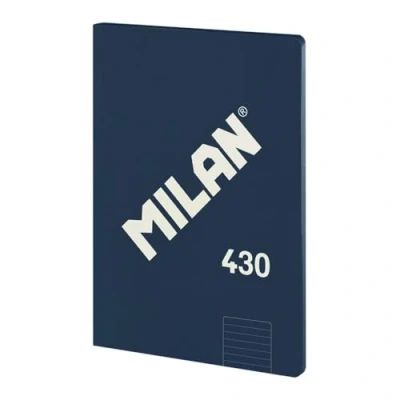 Afbeelding van MILAN® Notitieboek, A4, gelinieerd, 48 vellen papier 95 g/m², serie 1918, marineblauw