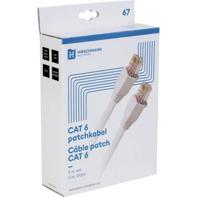 Afbeelding van HIRSCHMANN INKAB PATCHKABEL UTP CAT6 5M